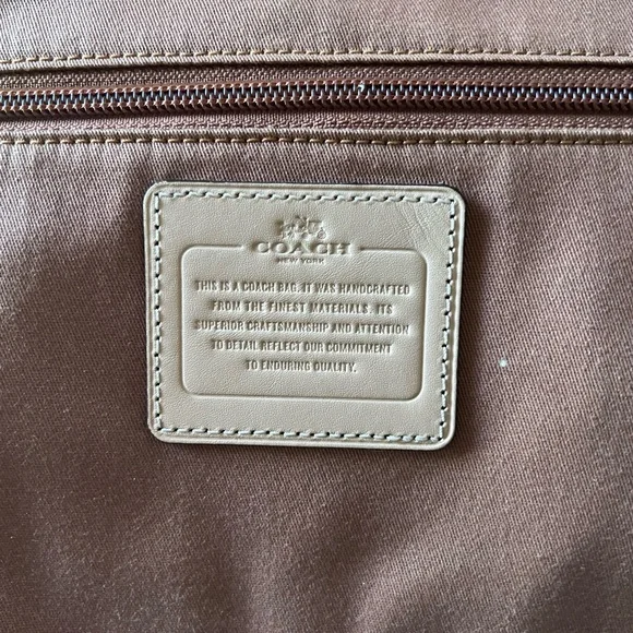 Coach brown leather market Metro tote - Picture 5 of 9